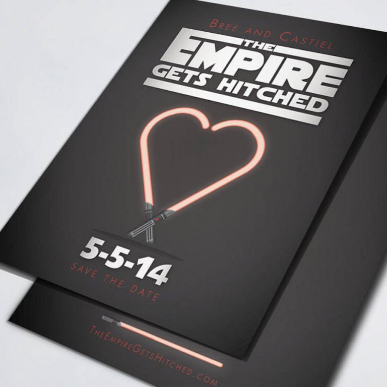 Star Wars Inspired Wedding Set - Printable